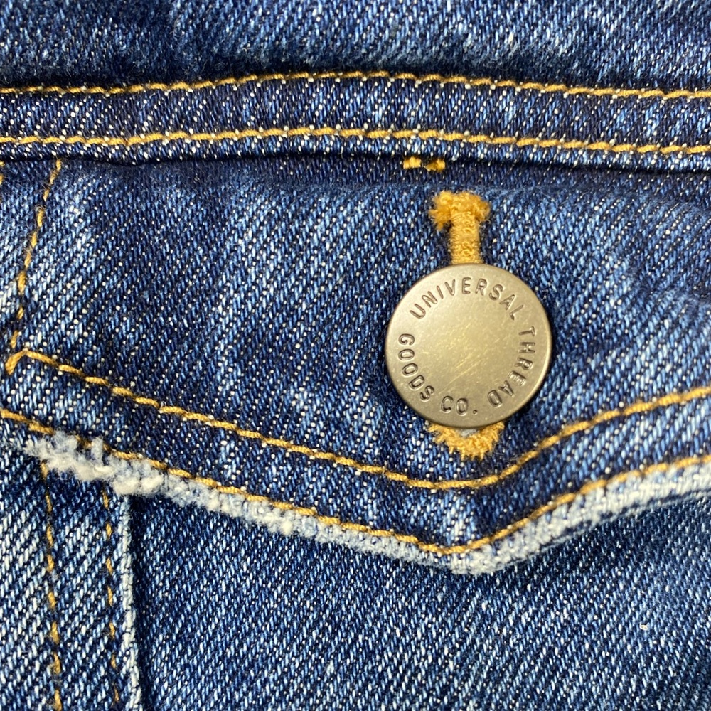Universal Thread Freeborn Dark Wash Button Denim … - image 5